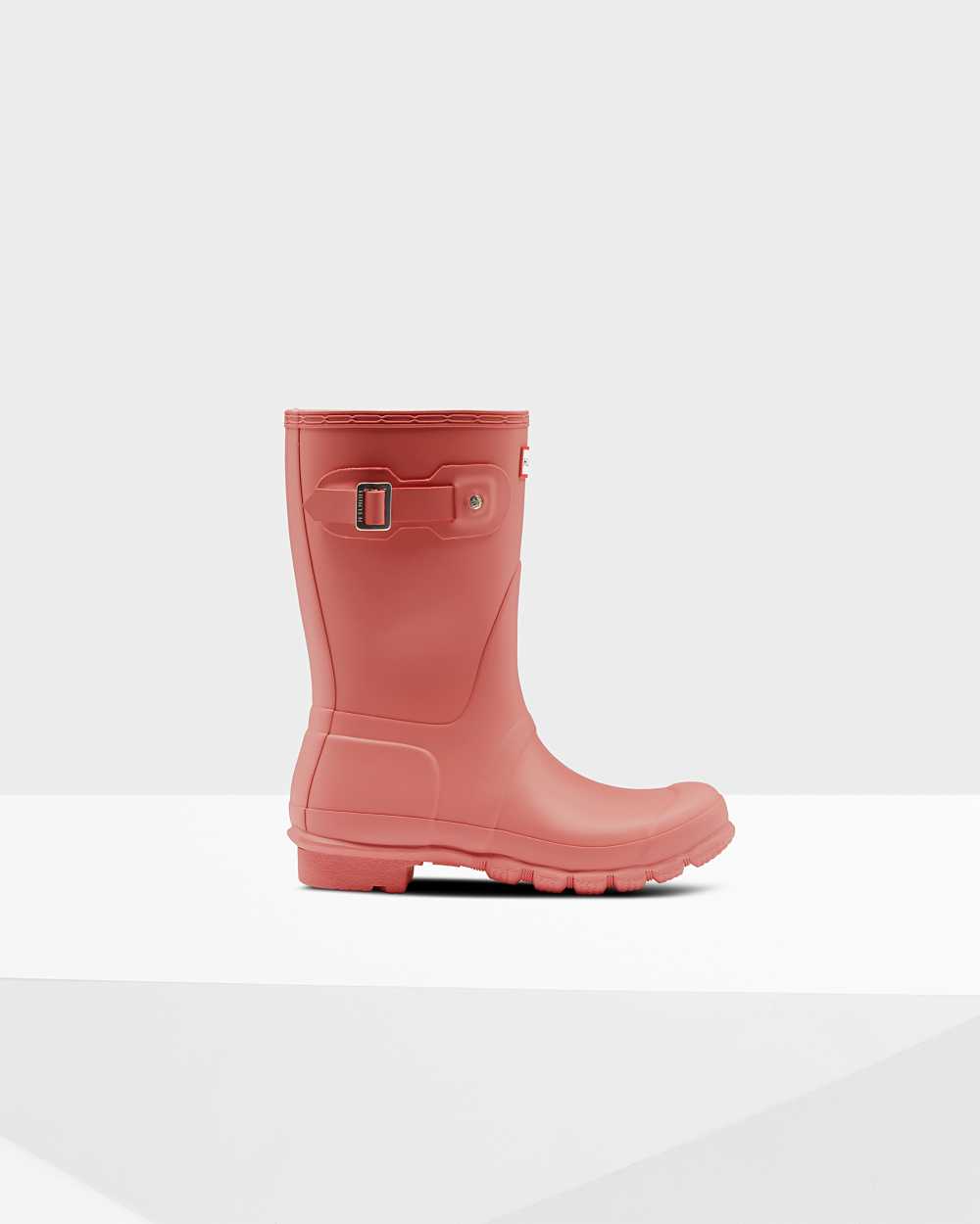 Hunter Original Short Mid-Calf Women's Rain Boots NZ-28859S Pink